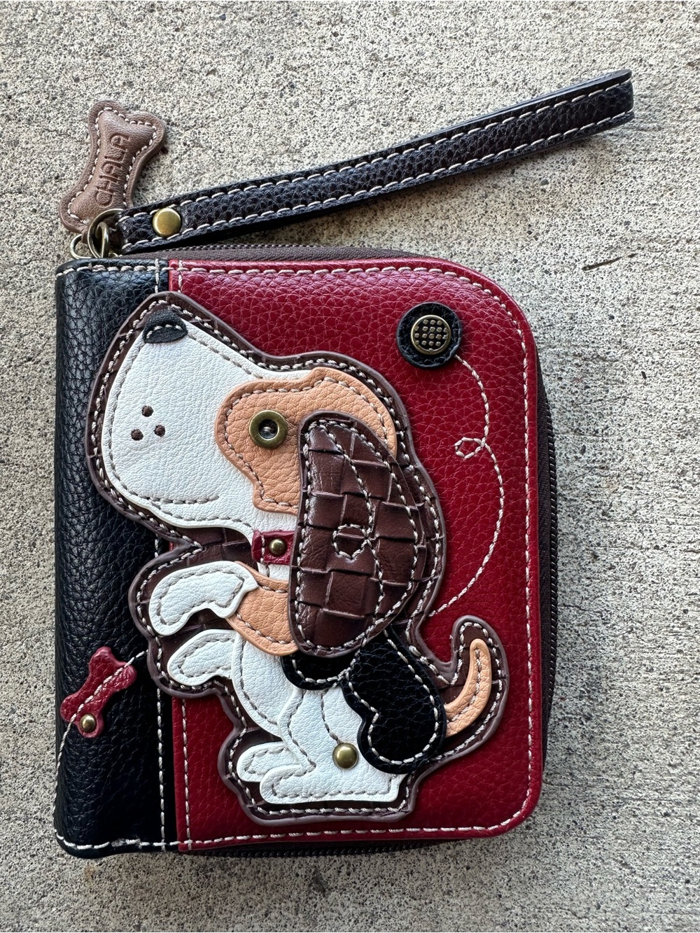 Chala Zip Around Dog Gen II Wallet Wristlet